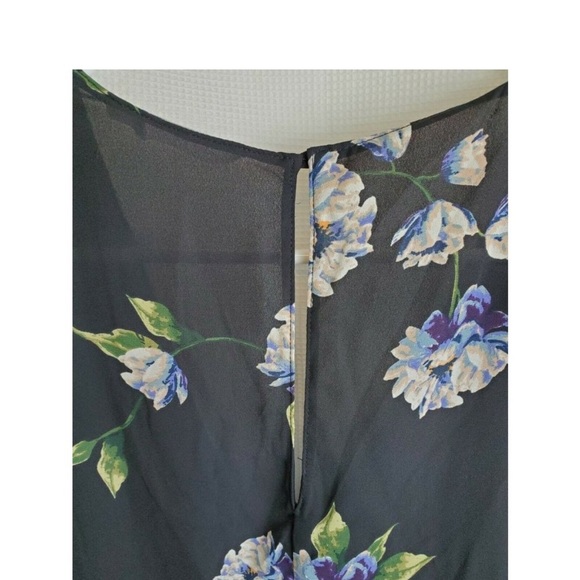 Lush Black Floral Dress Size Small NWT - Picture 6 of 11